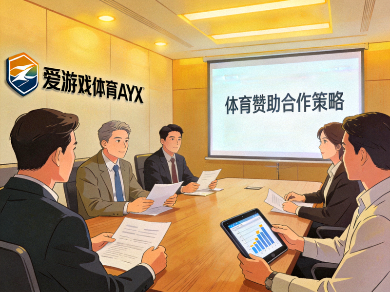 爱游戏体育AYX团队讨论体育赞助合作策略会议场景