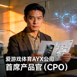 爱游戏体育AYX公司首席产品官（CPO）个人肖像 - 一位具有敏锐市场洞察力的产品设计师